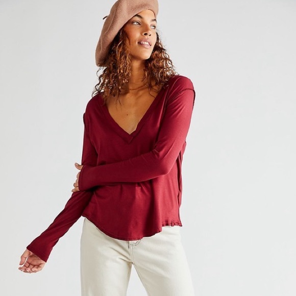 NWOT Free People Moon Dance Long Sleeve - Picture 1 of 8